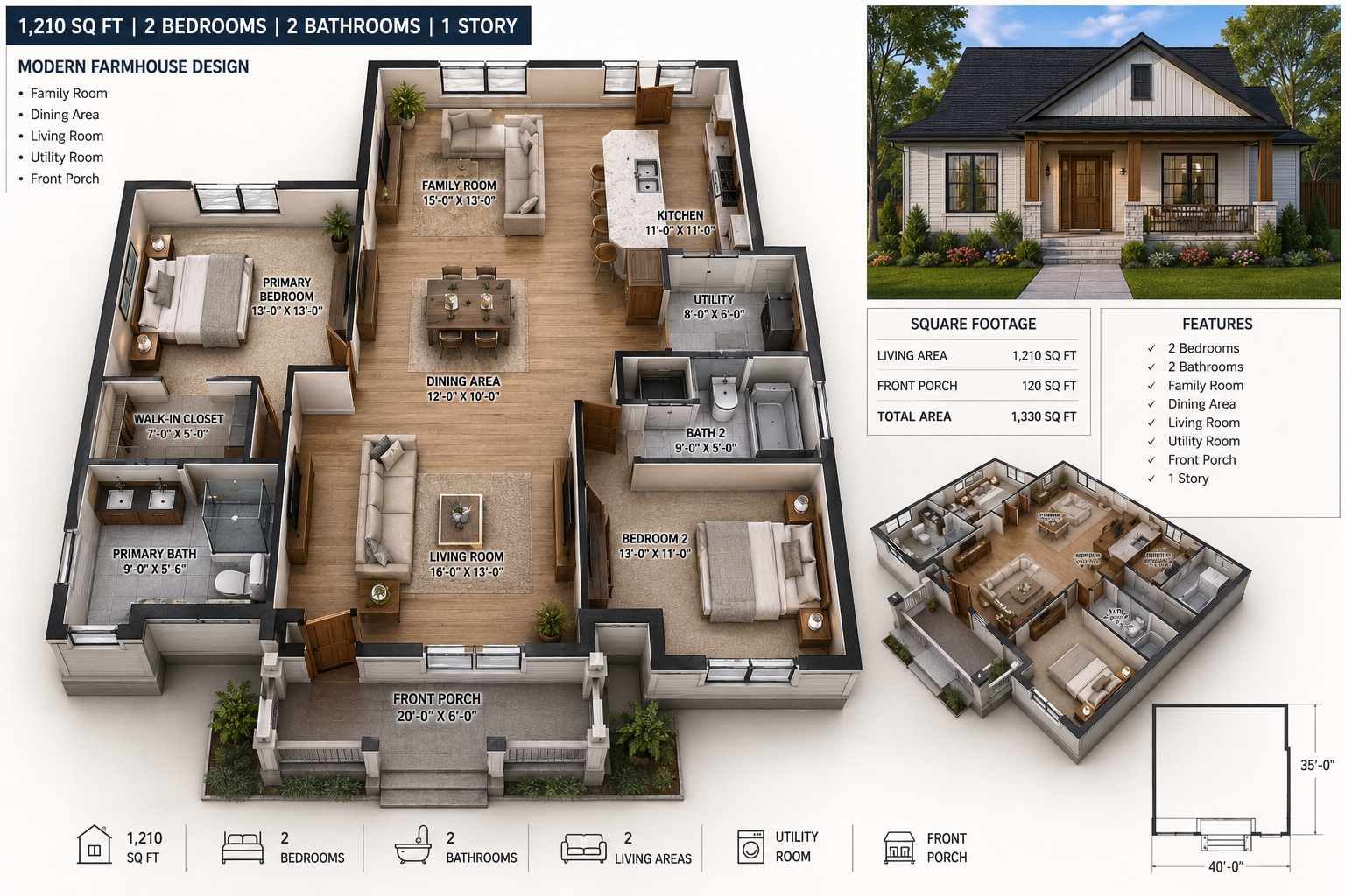 Plan Farmhouse Classic